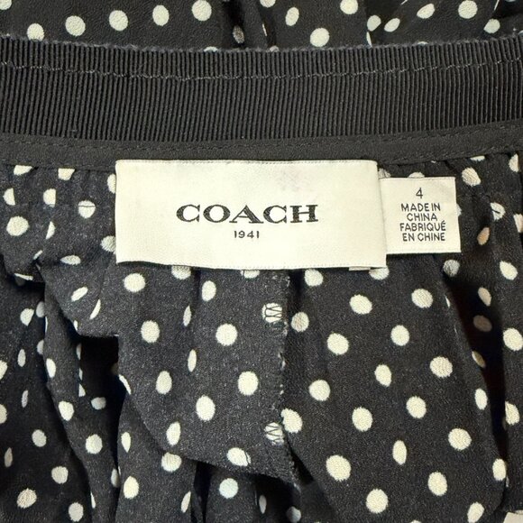 Coach Polka Dot Pleated Skirt - Picture 4 of 5